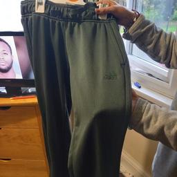 Green Adidas joggers good condition size 12-14 cash on collection and in Northamptonshire 