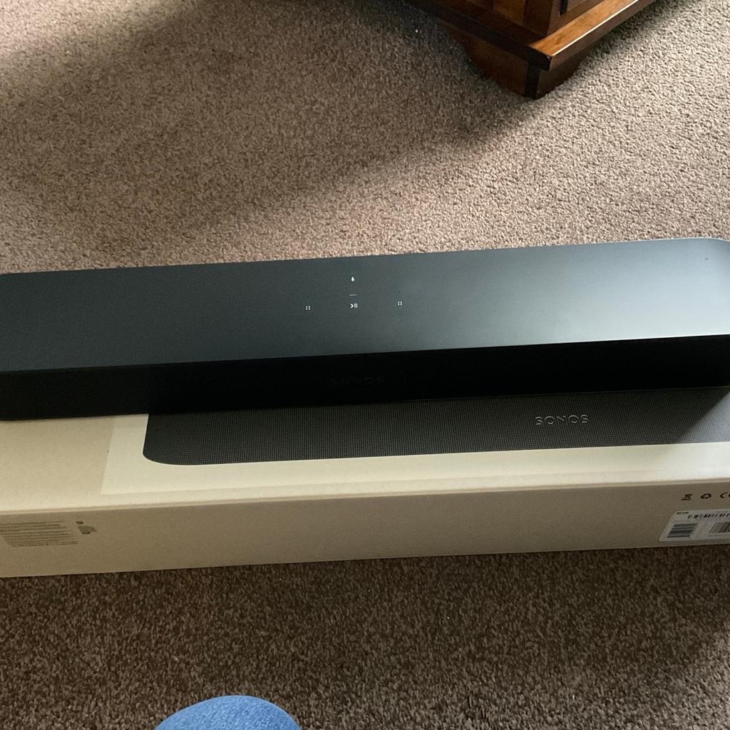 Selling a Sonos Beam Generation 2 Atmos sound bar. Only had it for around 10 months, only selling due to upgrading to Sonos Arc. It’s still in as new condition and sound amazing for it’s size. Pair it to rear speakers and a sub, and the sound quality is truly remarkable. Easy to set up, just download the Sonos app and follow the instructions. Requires your TV to have eARC HDMI for the best experience. I’ve included the new HDMI lead and power cable from my Sonos Arc, as they are the same for both systems. Also comes with original box, instructions and optical cable adaptor. The Sonos Beam Gen 2 sells for £499 at most places, this is priced to sell. Collection preferred but can deliver if local to DH3.