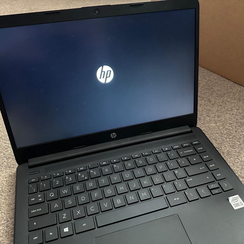 HP Laptop 14-cf3512sa
14” inch HP Laptop
Intel Core i3
Windows 10+ up to date
4GB
Up to 8 hours battery life
Perfect condition, only using for school work and now no longer in use.
Comes with its original box, charger and packaging.
Paid £349.99, wanting £140 for it open to reasonable offers.