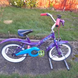 KIDS GIRLS CHILDREN VIOLET 16 INCH WHEEL BIKE BICYCLE
BIKE IS READY TO RIDE ONLY COLLECTION
FEEL FREE TO ASK ANY QUESTIONS OR OFFERS
ITEM IS LOCATED PINKWELL LANE UB3 1PJ