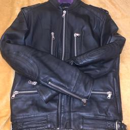 Genuine Men’s leather jacket like new.