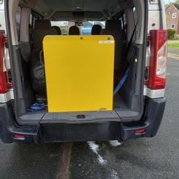 wheelchair accessible van 5 seats plus 1 wheelchair,good condition, very reliable,MOT till end Nov 24,full service history, receipts for all work undertaken only selling due to needing something bigger.
message for further details/pictures.