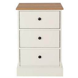 ▪️ Kensington Bedside Table - Oak Effect & Ivory
▪️New
▪️Size H76.1, W48.5, D39.4cm
▪️Internal drawer H11, W39, D31.6cm