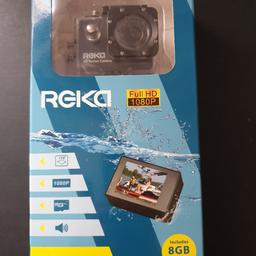 Reka full hd action camera, with all the accessories.