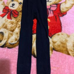 Girls black tights, size:4-5years
