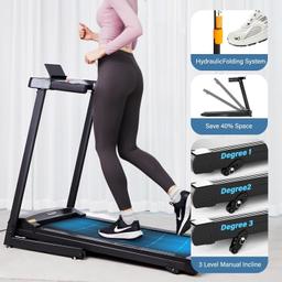 MIKAFEN MOTORIZED FOLDING TREADMILL FOR HOME OFFICE GYM USE 2.0HP TREADMILL WIDENED SHOCK ABSORBTION RUNNING BELT RRP:£285.99
AS NEW BOXED ONLY TAKEN FROM BOX TO ASSEMBLE AND TEST
NO OFFERS PRICED TO SELL
Brand MIKAFEN
Colour Black
Product grade Home
Product dimensions 134D x 60.5W x 115H centimetres
Item weight 33 Kilograms
Material Acrylonitrile Butadiene Styrene (ABS)
Maximum speed 12 kmph
Foldable Running Machine Adjustable Speeds 1-12km/h with Bluetooth speaker
With speeds ranging from 1 - 12 km/h, the treadmill allows you to adjust the speed by remote control according to your physical condition and your exercise needs. You could easily read some important data like Time, Speed, Calories burned and Distance,pulse rate.