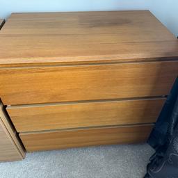 Set of drawers, from Ikea
Width 80cm
Depth 48.5cm
Height 76.5cm