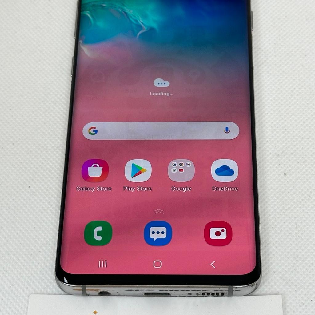Samsung Galaxy S10 64Gb in Prism White. Unlocked and in excellent condition but does have screen burn. It comes boxed with charger plus free case of your choice. 3 months warranty. £95.
Collection only from our shop in Ashton-in-Makerfield.