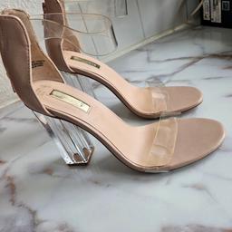 size 6 nude heels been worn once, and I know they won't be worn again clean and in good condition, COLLECTION ONLY B5 BIRMINGHAM