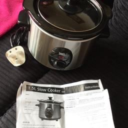 Coopers of Stortford Small 1.5L Slow Cooker. New unboxed.