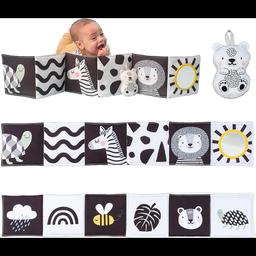 Taf Toys Savannah Black and White 3in1 Newborn Baby Pram Book New