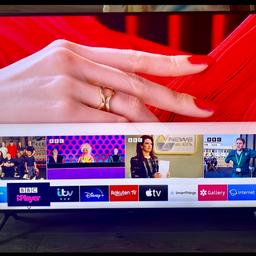 TV MODEL UE55Q60RAT

smart tv
high picture quality
built in Freeview
built freesat 
built in WiFi
built in USB port

With stand 
power cable
remote control

TV is fully tested and perfect working order 
Delivery available
