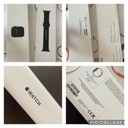 Genuine apple se watch 40mm 

Space grey aluminium case

Black sport band x2 (s/m & m/l) 

Well looked after - Hardly worn 

All original packaging 

Excellent condition - son no longer uses it