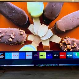 smart tv
high picture quality
built in Freeview
built freesat
built in WiFi
built in USB port
power cable
remote control

TV is fully tested and perfect working order
Delivery available