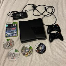 Comes with 2 controllers and games