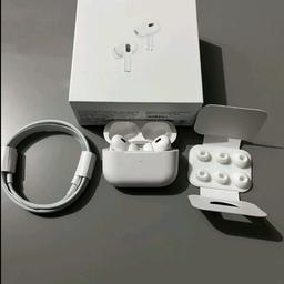 WAS A GIFT FROM SOMEONE


DM FOR MORE INFO❗


In the Box:


-AirPods Pro.


-MagSafe Charging Case (USB‑C) with speaker and lanyard loop 8


-Silicone ear tips (four sizes: XS, S, M, L)


-USB‑C Charge Cable.


-Documentation.