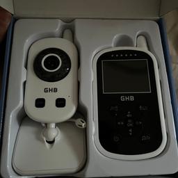 GHB Babyphone mit Kamera Video Baby Monitor 2,4 GHz Gegensprechfunktion ECO Modus Nachtsicht Temperatursensor Schlaflieder Lange Akkulaufzeit, 480p

Wie neu, nie benutzt