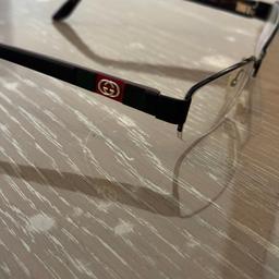 Gucci glasses frame, lens can be changed by optician.