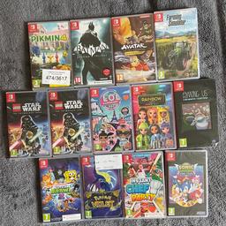 Nintendo switch Pikmin 4 (sealed) £35
Nintendo switch Batman Arkham Trilogy (sealed) £30
Nintendo switch Avatar The Last Airbender Quest for Balance (sealed) £20
Nintendo switch Farming Simulator 23 (sealed) £30
Nintendo switch Among us (sealed) SOLD
Nintendo switch Rainbow High: Runway Rush (sealed) £30
Nintendo switch L.O.L. Surprise! B.B.s BORN TO TRAVEL (sealed) £15
Nintendo Switch LEGO Star Wars: The Skywalker Saga (Sealed) £15
Nintendo Switch LEGO Star Wars: The Skywalker Saga (Sealed) SOLD
Nintendo Switch Nickelodeon All-Star Brawl 2 (sealed) £15
Nintendo Switch Pokemon Violet (sealed) £30
Nintendo switch Instant Chef Party (sealed) £10
Nintendo switch Sonic Origins plus (sealed) £20