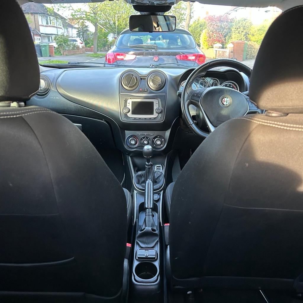 Alfa Romeo MiTo Junior TwinAir 2016

875 cc engine, MOT, new clutch & fly wheel, 4 new tyres, just had a full service, zero road tax & ULEZ compliant.

Beautiful Etna Black, which has a red sparkle when the sun shines ☀️

The wheels will need refurbishing but doesn’t affect the performance of the car. It does have age related marks but all this is reflected in the price.

Cheap insurance so would make a great about town car a learner driver or just passed.

Grab yourself a bargain!

£5,350 😊

OFFERS CONSIDERED!