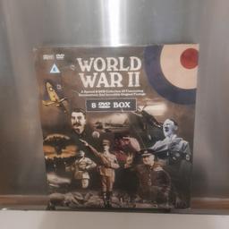 Collectable world war II set of 8 dvd,s. in sleeve. All proceeds to Freddies Felines cat rescue.