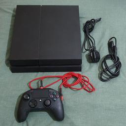 PS4 console unboxed 500GB with a wired controller.

Good and clean condition.

Full working order.

Can be shown working.

£100 - fixed price.
No lower offers please.

Collection is from Walsall.

Delivery is available for extra.

No swaps.

Please note, the controller has marks, wear and tear from use. No cracks or dents. This doesn't affect gameplay.