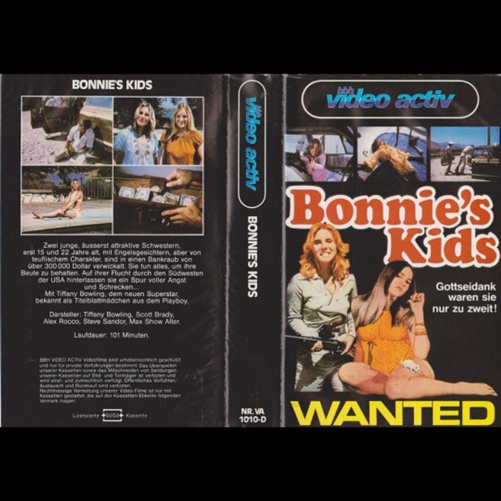 Wer diesen Film sucht, sollte mich kontaktieren:
Fragen an: CHARA1945@googlemail.com

Bonnie's Kids, Töchter des Bösen - Wanted 1973 - Tiffany Bolling, Steve Sandor, Robin Mattsonn - FSK18 - von bbh Video activ