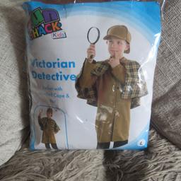 brand new boys victorian detective costume set age 8/10 paid £19.99