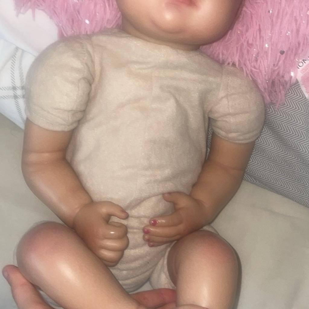 Always taken good care of her and had her for 4-5 years. There are no rips in her she’s in perfect condition few marks on her head but her body is perfectly fine. I will take offers but not too low. Any questions just message. Toes and finger nails are painted but can easily be removed with nail polish remover. Her name is libbie