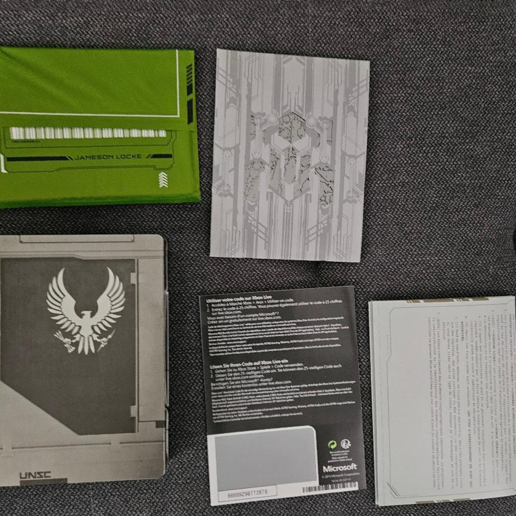 Verkaufe hier mein Halo 5 Guardians Steelbook für Xbox One
Wurde nur 1 mal gespielt also ist wie Neu.
Das Zubehör wurde nur für die Fotos ausgepackt und ist nicht beschädigt.
preis ist verhandelbar