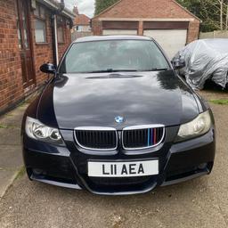 My BMW 320d is here for sale. Absolutely beautiful car. Only selling as I no longer want to maintain 2 cars and will use my other car.
So, about the car:

Running great with no issues, no knocks no warning lights
2.0L Manual Diesel 177bhp
107k Miles 
HPI Clear (never had an accident)
Tinted rear windows
Black sports rims
M Sport touches
Carbon fibre passenger door handles
Leather interior 
Bluetooth connection
2 Keys
V5c logbook
Private number plate IS Included
I can reduce the price more by giving you the old plates as i still have them, but you will have to reregister the car under those plates
MOT Until 5th May but if the date passes this and it is not sold i will renew it for 12 months (it will pass with no issues)
Only negative is that there are Small unnoticeable scratches from general use and can easily be touched up
Great solid fast beautiful car all round

All inspections welcome
All questions welcome
£2495 or nearby offers
Collection from Bedworth