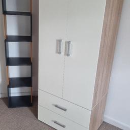 Set of 4 pieces furniture like NEW worth over £300. Now for £250 !!! Wardrobe, chest of drawers, and 2x bedside drawers. Used just for one year. Looks like new, not any scratches. To pick up in Timperley. No delivery possible. 
Single items prices:
Wardrobe - £100 
(H1700mm x W700mm x D490)
Chest of drawer - £80
(H740mm x W890mm x D350)
2x Bedside drawers - £80
(H580mm x W410mm x D350)

Feel free to contact me for more details. Cheers