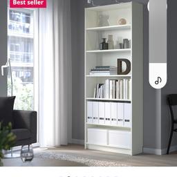 2x ikea Billy bookcases, completely new and unopened in white. dimensions 80x202x28. Get 2x for the price of one!