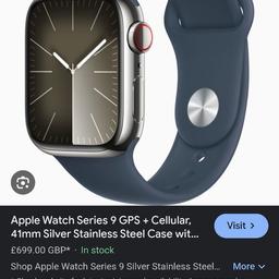 Apple watch series 9 stainless steel been worn once
