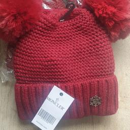 BARGAIN!!!
Moncler Bobble Hats.
Pompoms clip on and of.
BRAND NEW
1x Silver Moncler
3x Red Single Bobble Hat
4x Red Double Bobble Hat
£10