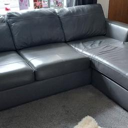 £350 ono...Beautiful condition, grey soft leather corner sofa. dimensions in the photos added. Comes from a pet free and smoke free home. reason for sale, redecoration and colour scheme.

CAN DELIVER FAIRLY LOCALLY FREE OF CHARGE

IF FURTHER AWAY COLLECTION BY THE BUYER WILL BE NEEDED