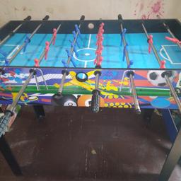 games table. Pool table, football table, bowling, chess, checkers and lots more. only used a few times. has everything with it. £120 from Smyths.