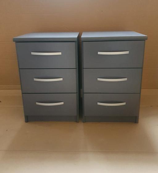 Buy & Sell West Yorkshire Bradford - Photos for Hallingford 2 Bedside Chests Grey