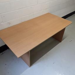 This large and very sturdy beech effect office desk is in very good condition and is currently dismantled.

79 inches long x 40 in inches deep x 28 inches high...

Our second hand furniture mill shop is LOW COST MOVES, at St Paul's trading estate, Copley Mill, off Huddersfield Road, Stalybridge SK15 3DN...Delivery available for an extra charge.

There are some large metal gates next to St Paul's church... Go through them, bear immediate left and we are at the bottom of the slope, up from the red steps... 

If you are interested in this or any other item, please contact me on 07734 330574, or on the shop 0161 879 9365...Many thanks, Helen.

We are OPEN Monday to Friday from 10 am - 5 pm and Saturday 10 am -  3.30 pm.. CLOSED Sundays. CLOSED Bank Holiday long weekends...