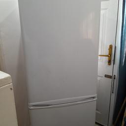 large white daewoo frost free fridgefreezer large fridge on the top and large three draw freezer on the bottom ideal for someone just starting out in own place first to see will buy. 75 pound grab a bargain. collection only no transport. RING FOR DETAILS.
