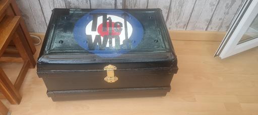 Buy & Sell County Durham Eastgate - County Durham - Photos for Vintage metal steamer trunk with THE WHO logo