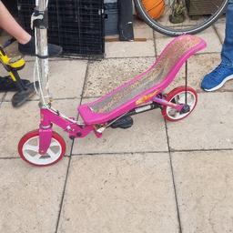 girls space scooter pink