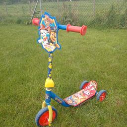 Paw Patrol Scooter

Great condition as hardly used.

Three wheeled scooter

Collection Roxwell in Chelmsford