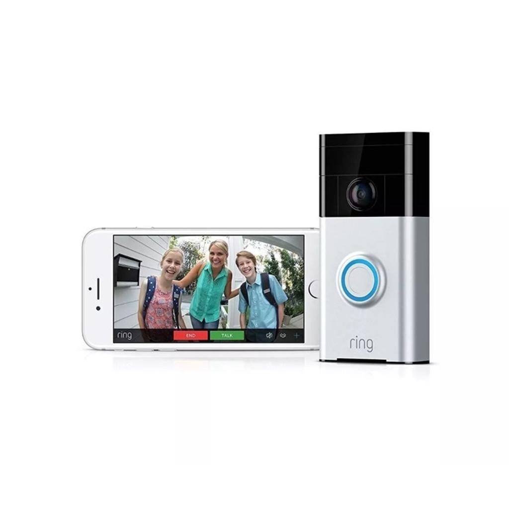 Fast and free uk delivery
Ring Video Doorbell 720P Wireless Security Motion Detection - Satin Nickel

Dual-way intercom: Built-in microphone supports bi-directional communication
AHD 720P Doorbell Camera
Day/Night Vision: 3pcs 850 nanometer IR LED and IR sensor, automatic LED when light is low
Picture/Video Record: Built-in memory can save 80 pictures, supports external SD cards
MP3/MP4 Player: Can listen to the music or watch small videos from an SD card
Leave a Message: Never Miss a Visitor
Motion detection: Keep your home safe with motion detection alerts
Easy installation: The mounted design makes it very easy to be installed