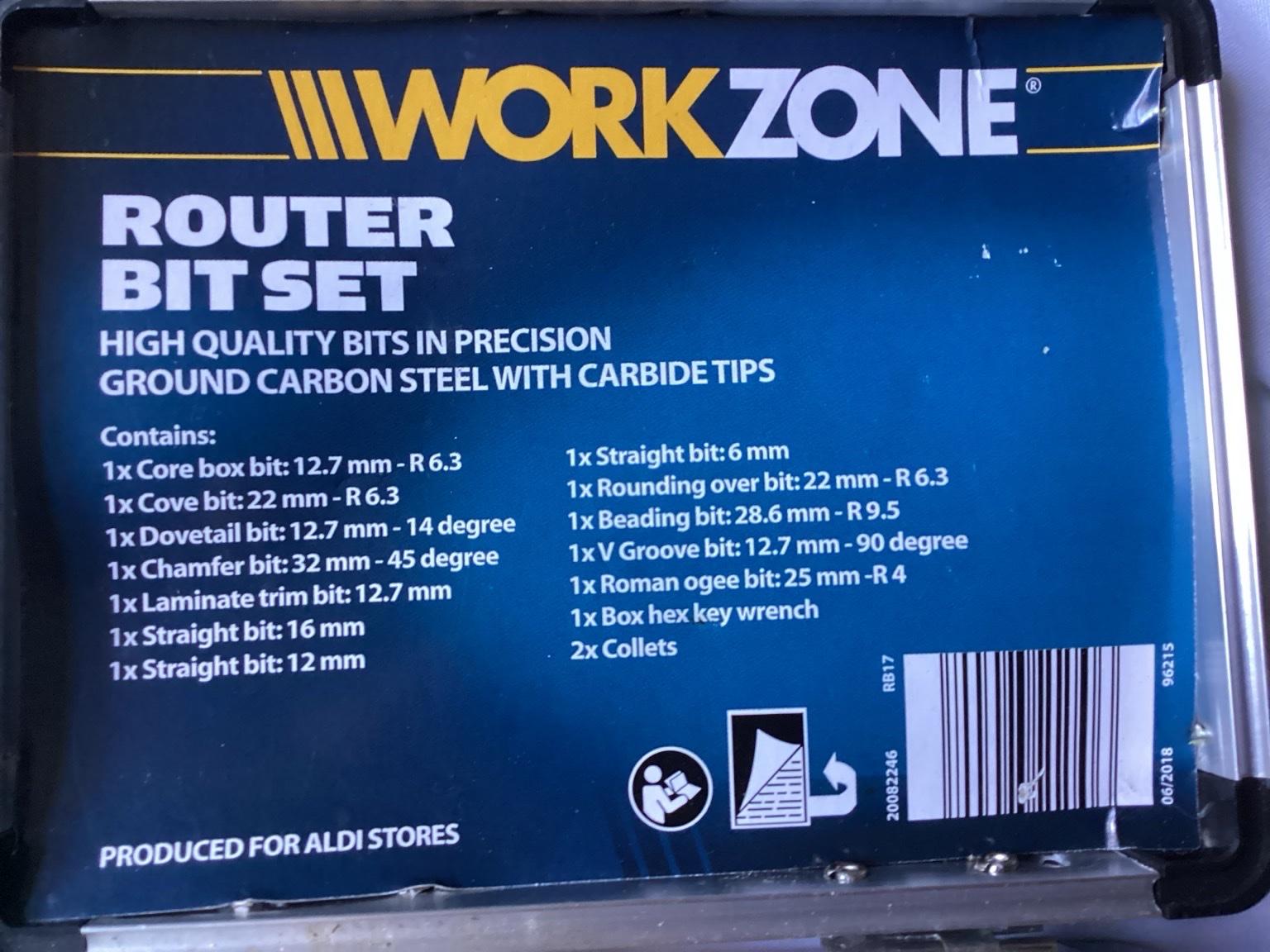 Workzone Router Bit Set in BS5 Bristol for £15.00 for sale | Shpock