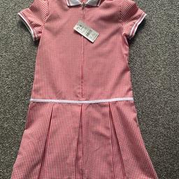 Brand New With Tags 
Girls School Red Gingham Dress
Age 7-8 (ASDA) 
Collection from Sedgley 
Advertised elsewhere