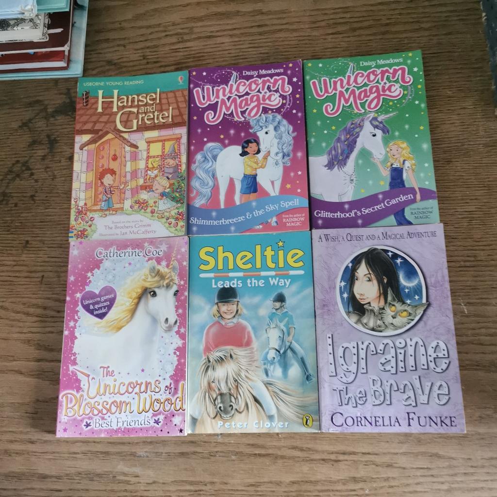 Excellent condition outgrown items lot of 6 older children books age 6 yrs upwards in great condition just no longer used