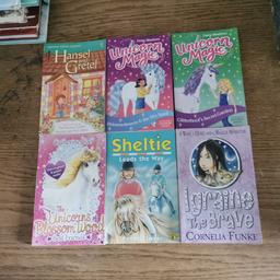 Excellent condition outgrown items lot of 6 older children books age 6 yrs upwards in great condition just no longer used