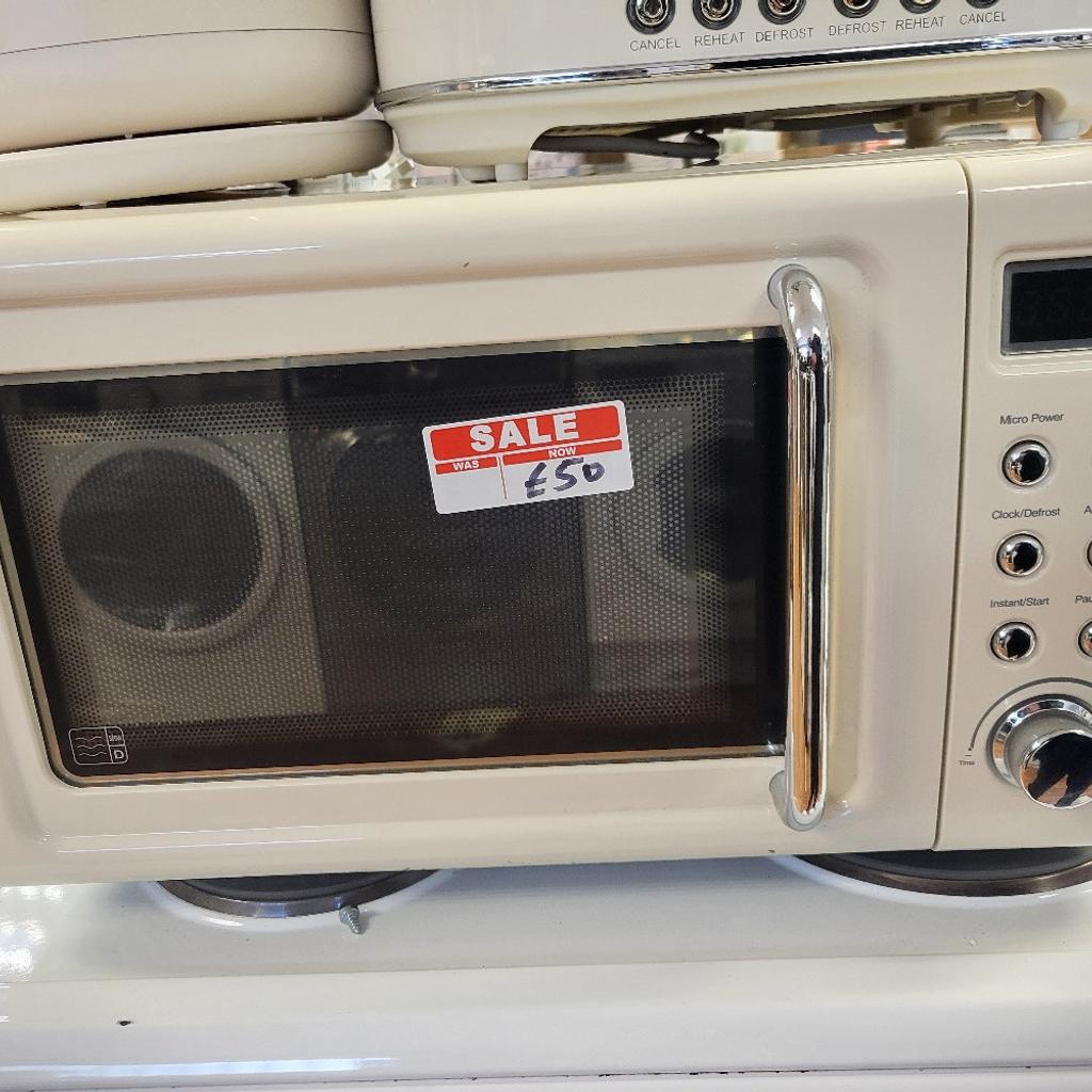 Set of 4 Slice Toaster, Kettle and Microwave, Cream Colour, £99.99

BOLTON HOME APPLIANCES

4Wadsworth Industrial Park, Bridgeman Street
104 High St, Bolton BL3 6SR
Unit 3
next to shining star nursery and front of cater choice
07887421883
We open Monday to Saturday 9 till 6
Sunday 10 till 2