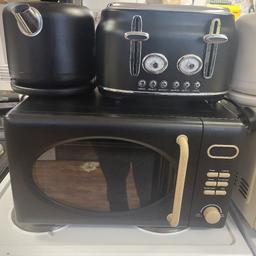 Set of 4 Slice Toaster, Kettle and Microwave, Black Colour, £99.99

BOLTON HOME APPLIANCES 

4Wadsworth Industrial Park, Bridgeman Street 
104 High St, Bolton BL3 6SR
Unit 3                         
next to shining star nursery and front of cater choice 
07887421883
We open Monday to Saturday 9 till 6
Sunday 10 till 2